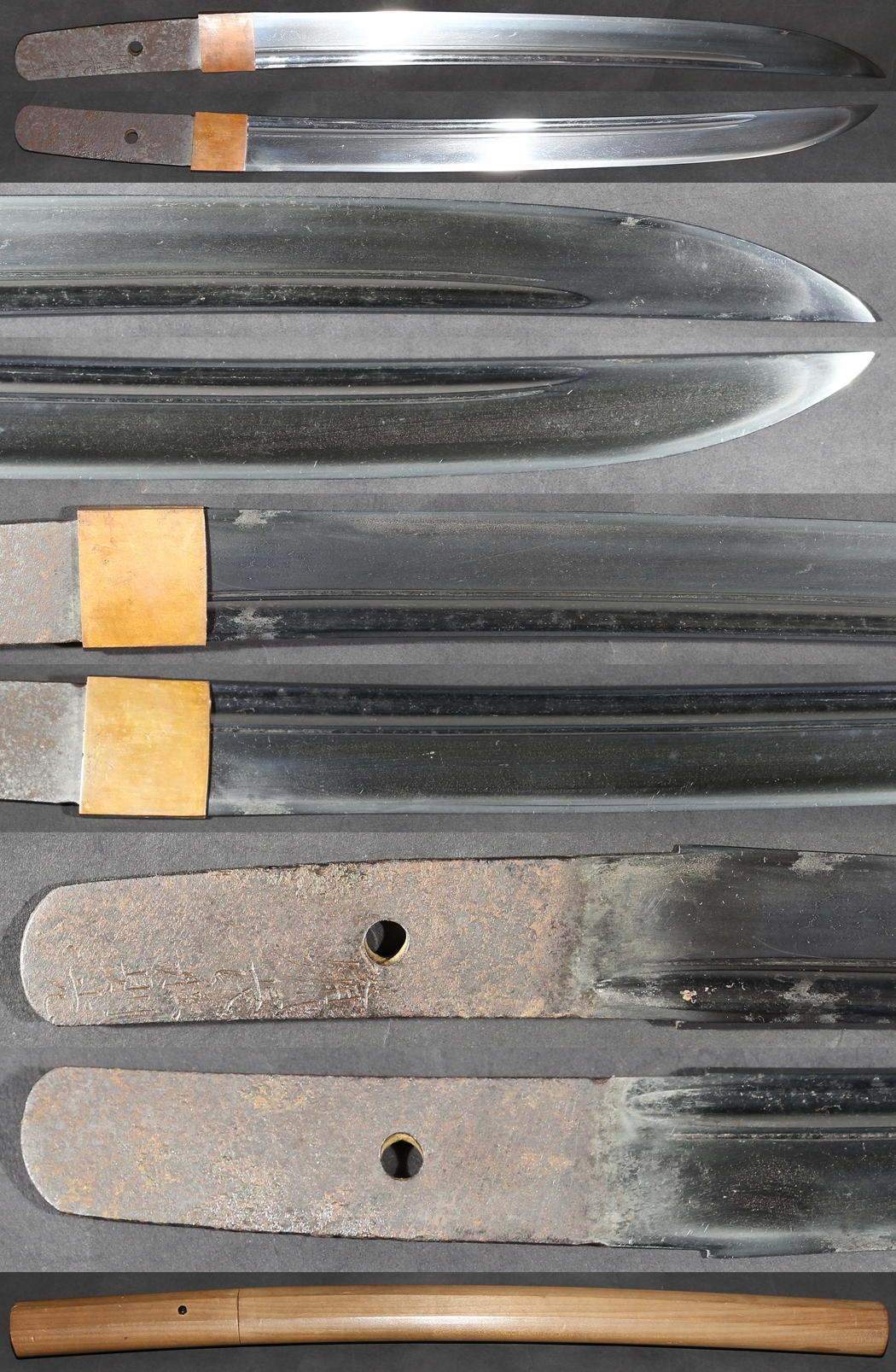 刀剣 象山堂 委託品 寸延び短刀 備州長船則光